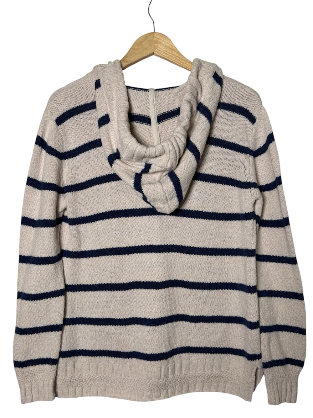 FAHERTY Kent Sweater Hoodie in Ross Strip Small - Picture 2 of 5